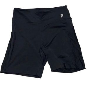 PINK Victoria’s Secret Ultimate Light Athletic Biker Black Shorts